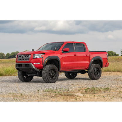ROUGH COUNTRY Fender Flares | Sport | KH3 Super Black | Nissan Frontier 2WD/4WD (2022-2025) | S-N12200-KH3