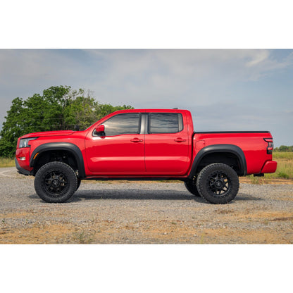 ROUGH COUNTRY Fender Flares | Sport | KH3 Super Black | Nissan Frontier 2WD/4WD (2022-2025) | S-N12200-KH3