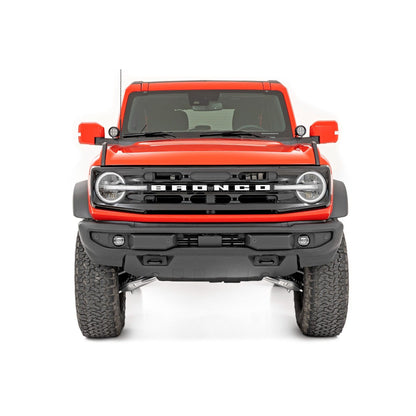 ROUGH COUNTRY Black Series Round LED Light Pair | 3.5 Inch | Amber DRL | 70900A