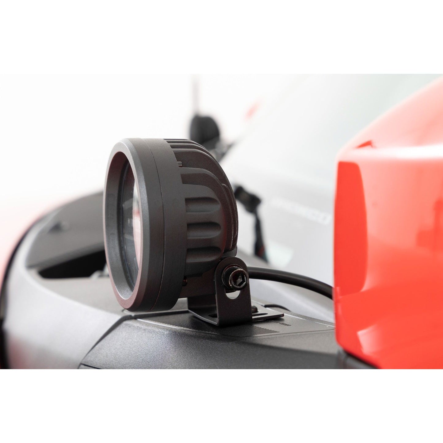 ROUGH COUNTRY LED Light Kit | Ditch Mount | 3.5" Black Round Pair | Amber DRL | Ford Bronco (21-25) | 71078