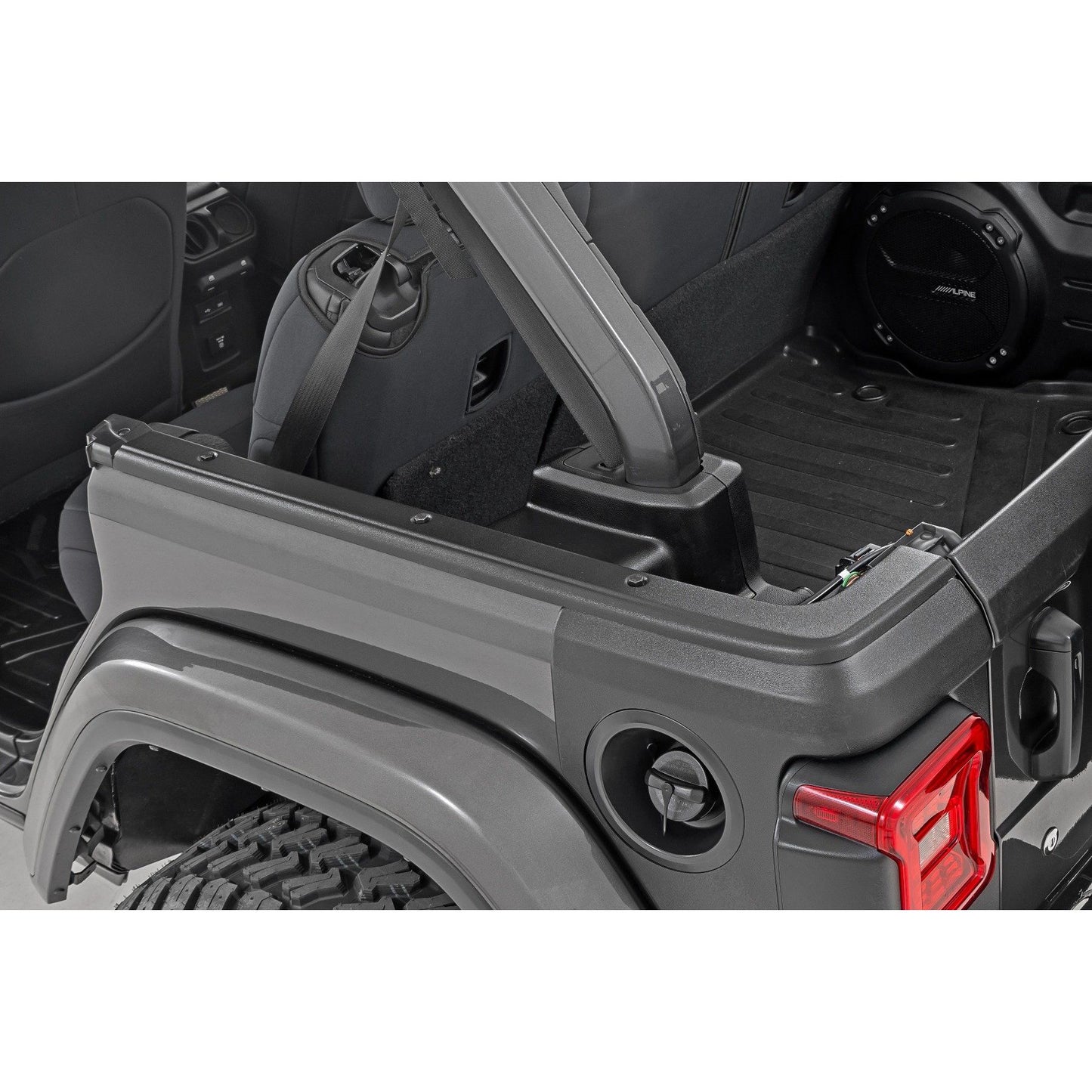 ROUGH COUNTRY Trail Cladding | Roof Mounting Plate Cover | Jeep Wrangler Unlimited (18-25) | TC13025