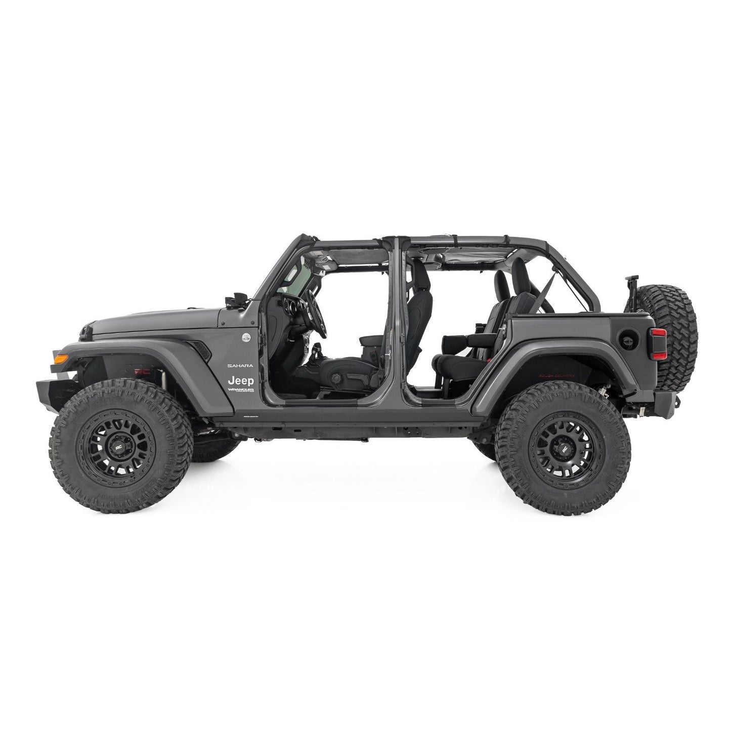 ROUGH COUNTRY Trail Cladding | Rear Corners | Jeep Wrangler JL/Wrangler Unlimited (18-25) | TC13026