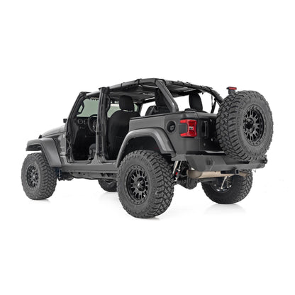 ROUGH COUNTRY Trail Cladding | Rear Corners | Jeep Wrangler JL/Wrangler Unlimited (18-25) | TC13026
