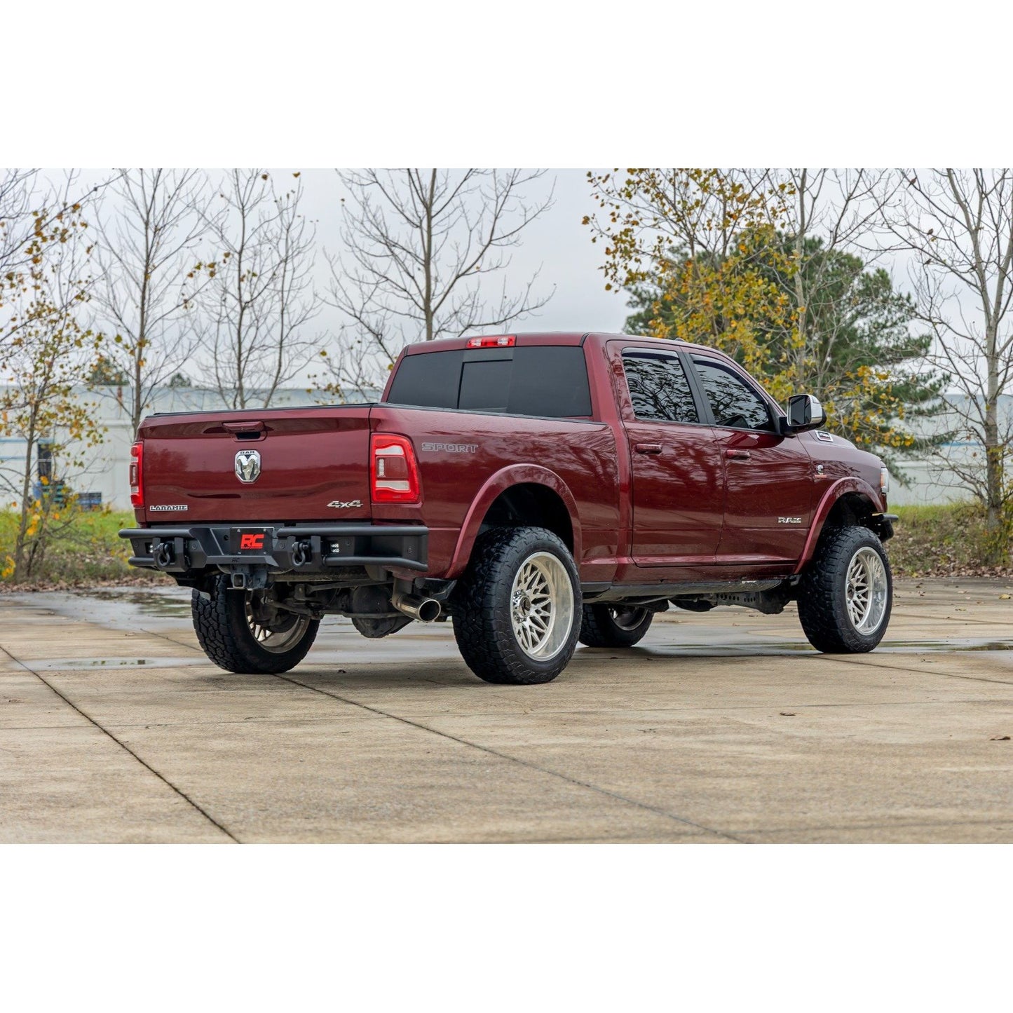 ROUGH COUNTRY Rear Bumper | Tubular | Ram 2500 (10-26)/3500 (11-25) 2WD/4WD | 51213