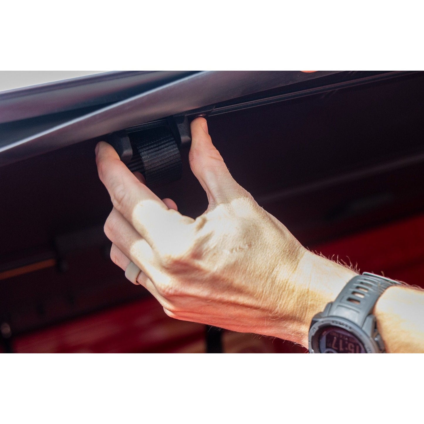 Rough Country 5'7 Hard Tri-Fold Flip Up Bed Cover I 49220550