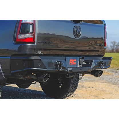 ROUGH COUNTRY Rear Bumper | Tubular | Ram 1500 2WD/4WD (2019-2025) | 51215
