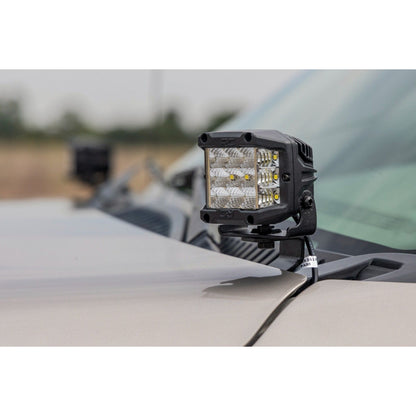 Rough Country Black Series w/ Flood Beam LED Ditch Light Kit I 82283