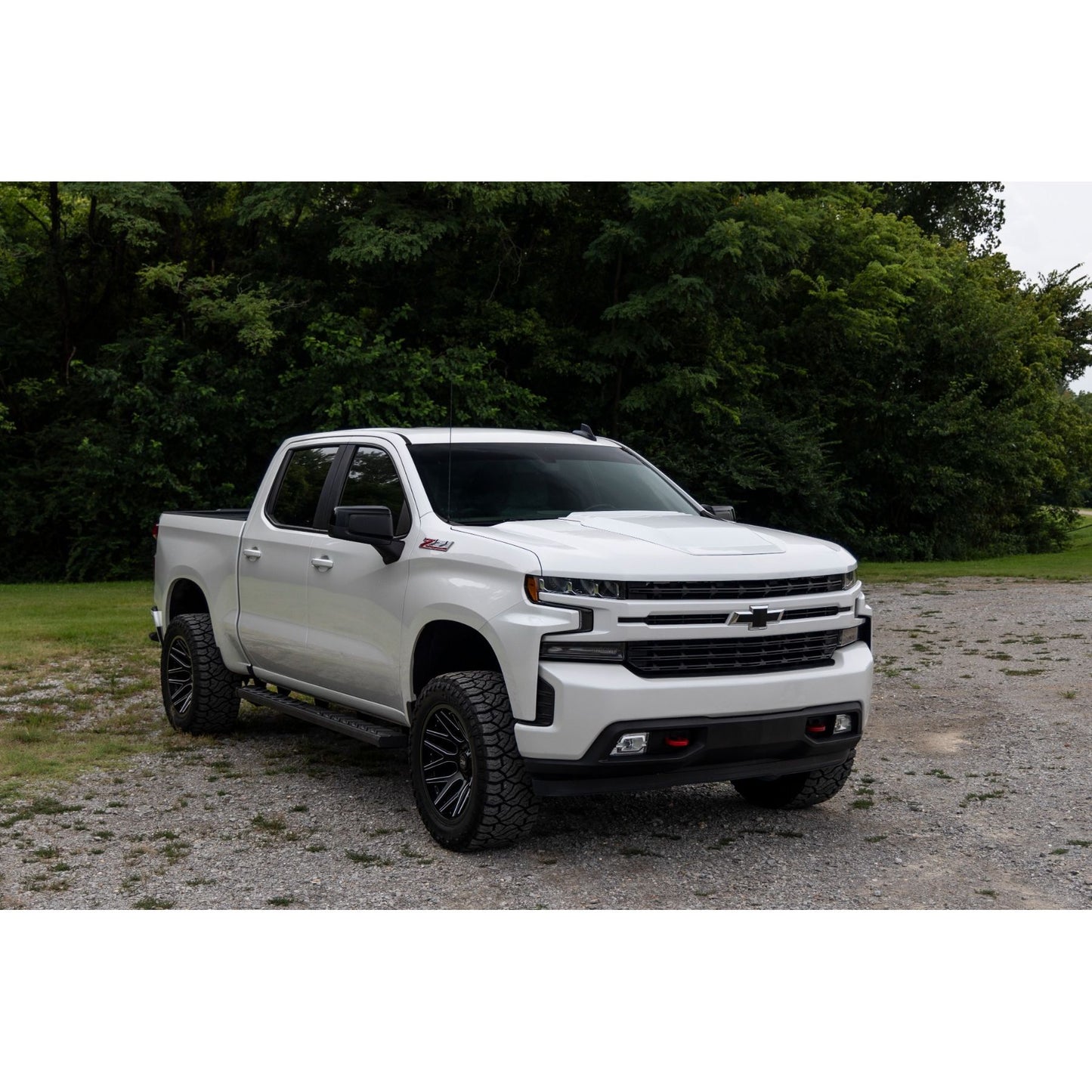ROUGH COUNTRY Hood Scoop | GXP Lakeshore Blue | Chevy Silverado 1500 2WD/4WD (2019-2026 & Classic) | HS10010-GXP