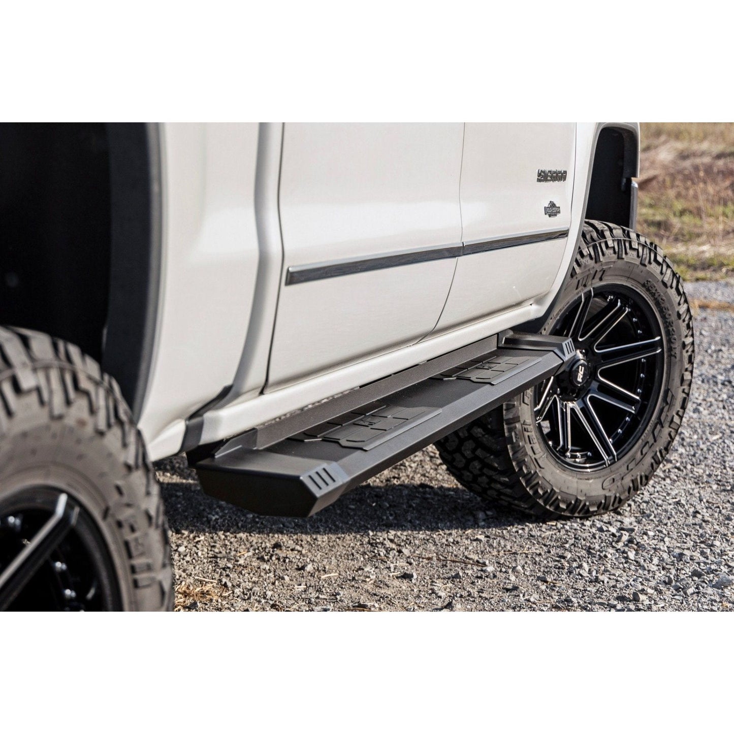 Rough Country Crew Cab HD2 Aluminum Running Boards I SRB071785A