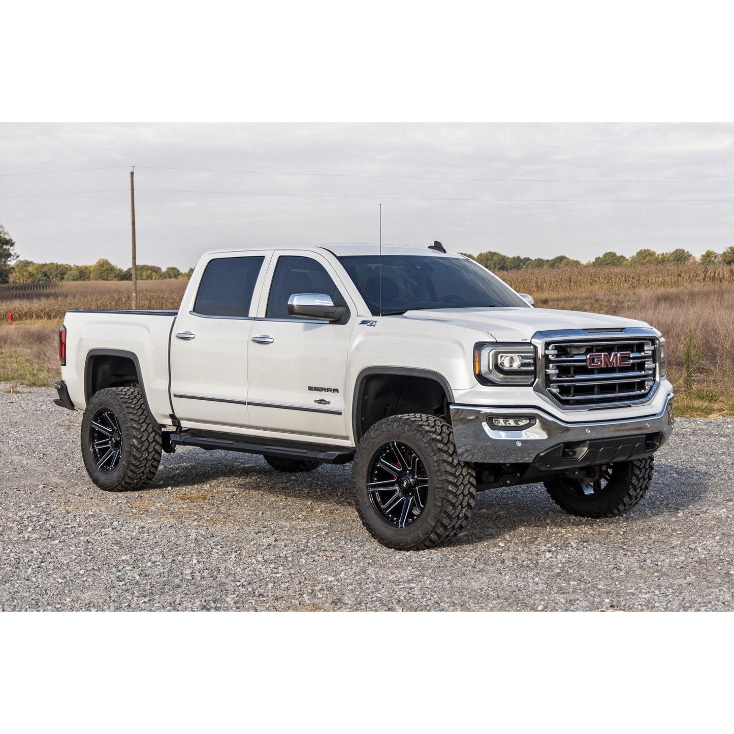 Rough Country Crew Cab HD2 Aluminum Running Boards I SRB071785A