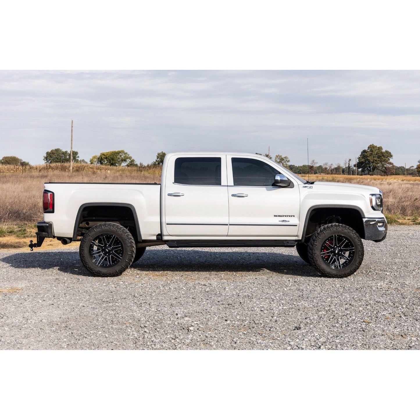 Rough Country Crew Cab HD2 Aluminum Running Boards I SRB071785A