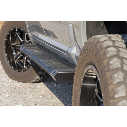 Rough Country Quad Cab HD2 Aluminum Running Boards I SRB091777A