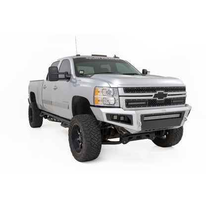 ROUGH COUNTRY LED Light Kit | Ditch Mount | 2" Black Pair | Flood | Chevy 1500 & Chevy/GMC 2500HD/3500HD (07-14) | 71059