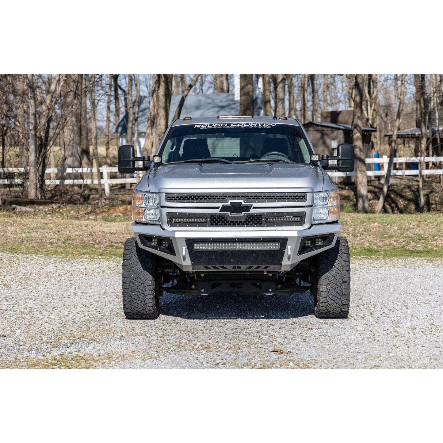 Rough Country Black Series w/ Amber DRL LED Ditch Light Kit I 71061