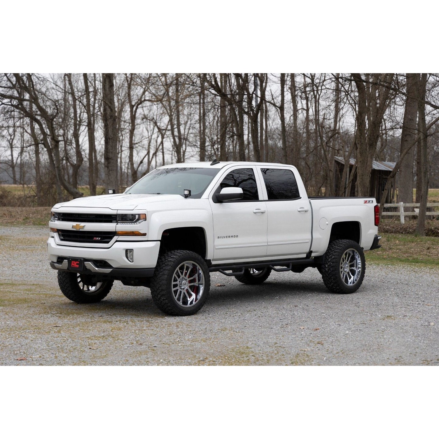 Rough Country Black Series w/ Flood Beam LED Ditch Light Kit I 71053