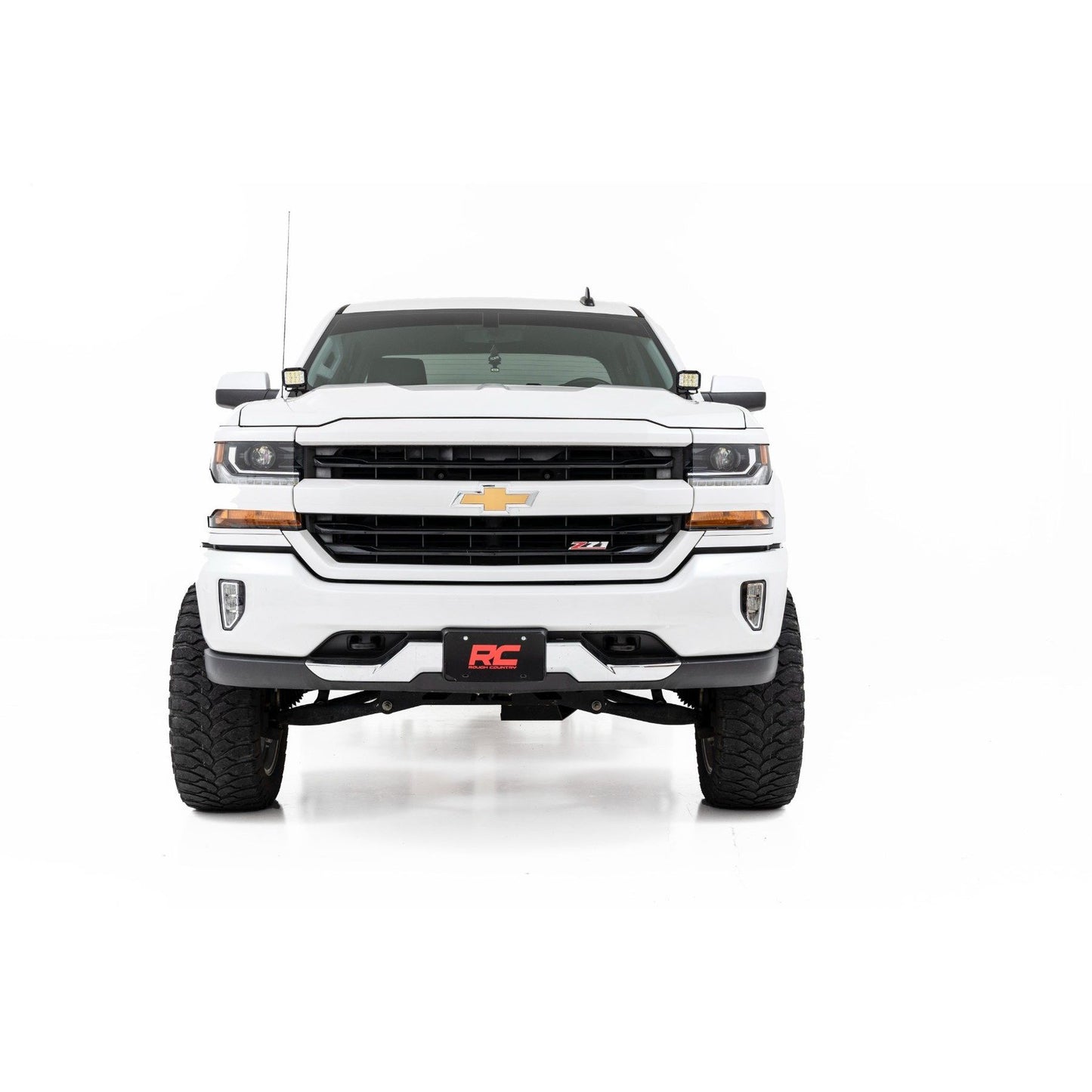 ROUGH COUNTRY LED Ditch Light Kit | 3in OSRAM Pair | Wide | Chevy/GMC 1500 (14-18 & Classic) | 71056