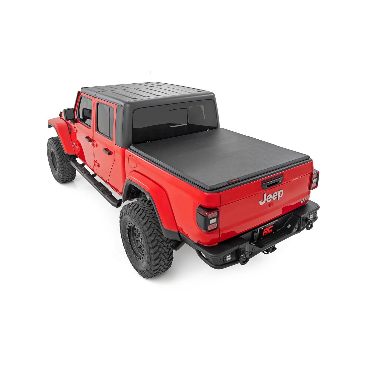 ROUGH COUNTRY Soft Tri-Fold Bed Cover | 5' Bed | Jeep Gladiator JT 4WD (2020-2025) | 41620500A
