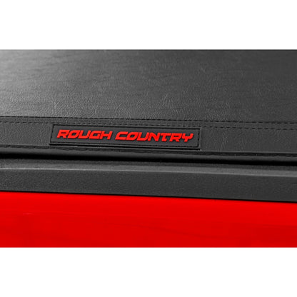 ROUGH COUNTRY Soft Tri-Fold Bed Cover | 5' Bed | Jeep Gladiator JT 4WD (2020-2025) | 41620500A
