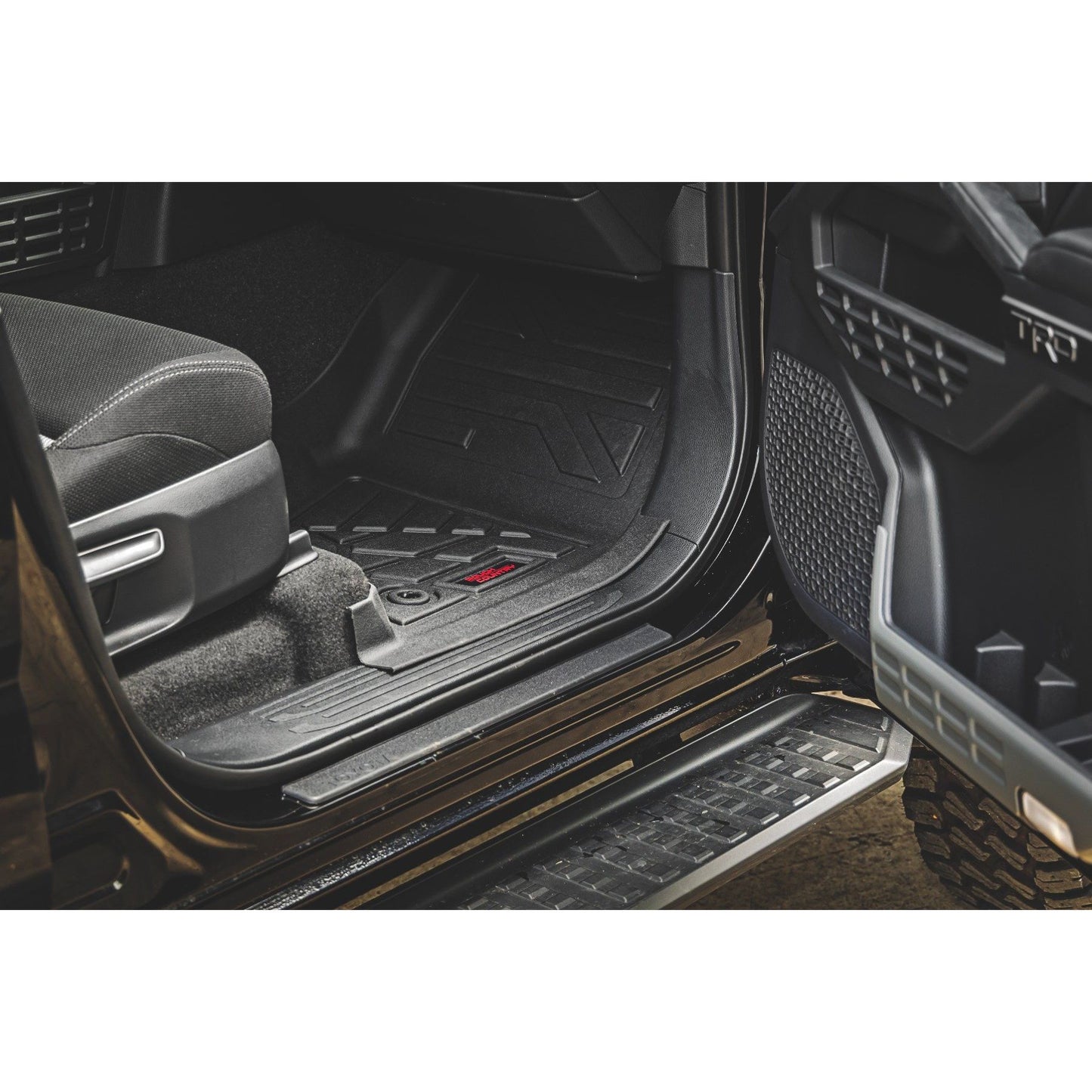 ROUGH COUNTRY Sure-Fit Floor Mats | Front & Rear & Cargo Mat | Toyota 4Runner (2025) | SM71325