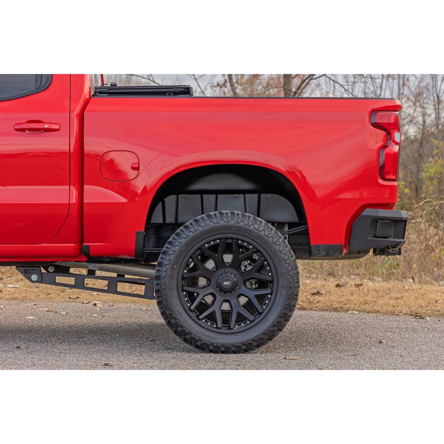 ROUGH COUNTRY Rear Wheel Well Liners | Chevy Silverado 1500 2WD/4WD (2019-2026 & Classic) | 4519A