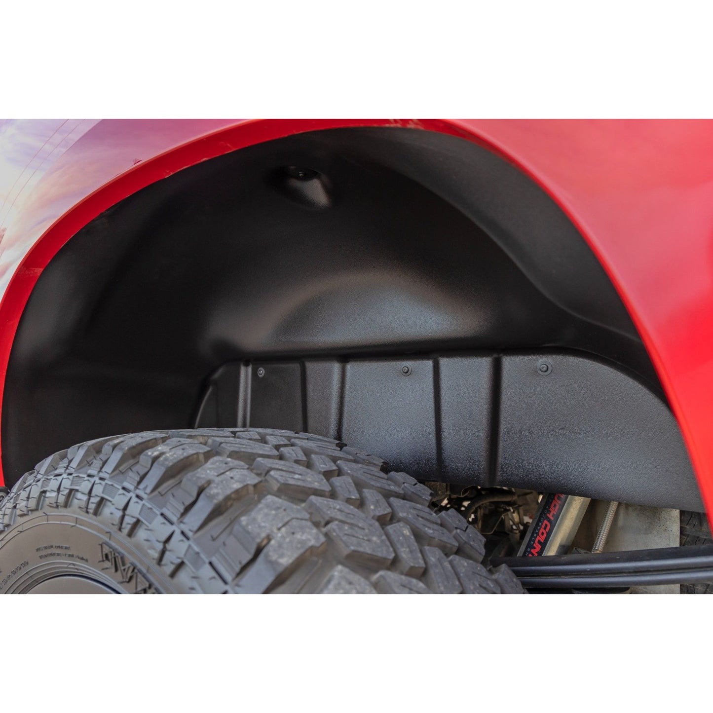 ROUGH COUNTRY Rear Wheel Well Liners | Chevy Silverado 1500 2WD/4WD (2019-2026 & Classic) | 4519A
