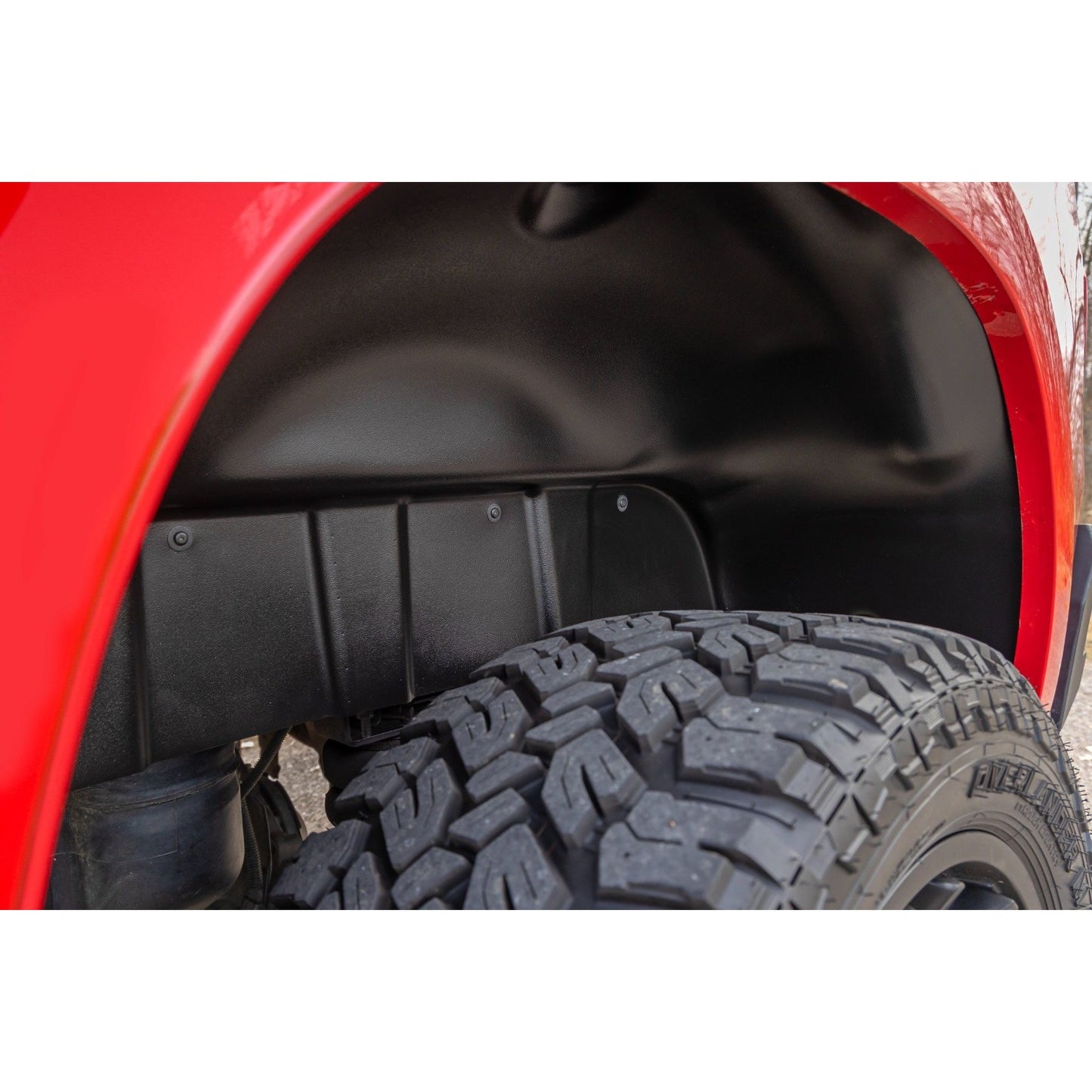 ROUGH COUNTRY Rear Wheel Well Liners | Chevy Silverado 1500 2WD/4WD (2019-2026 & Classic) | 4519A