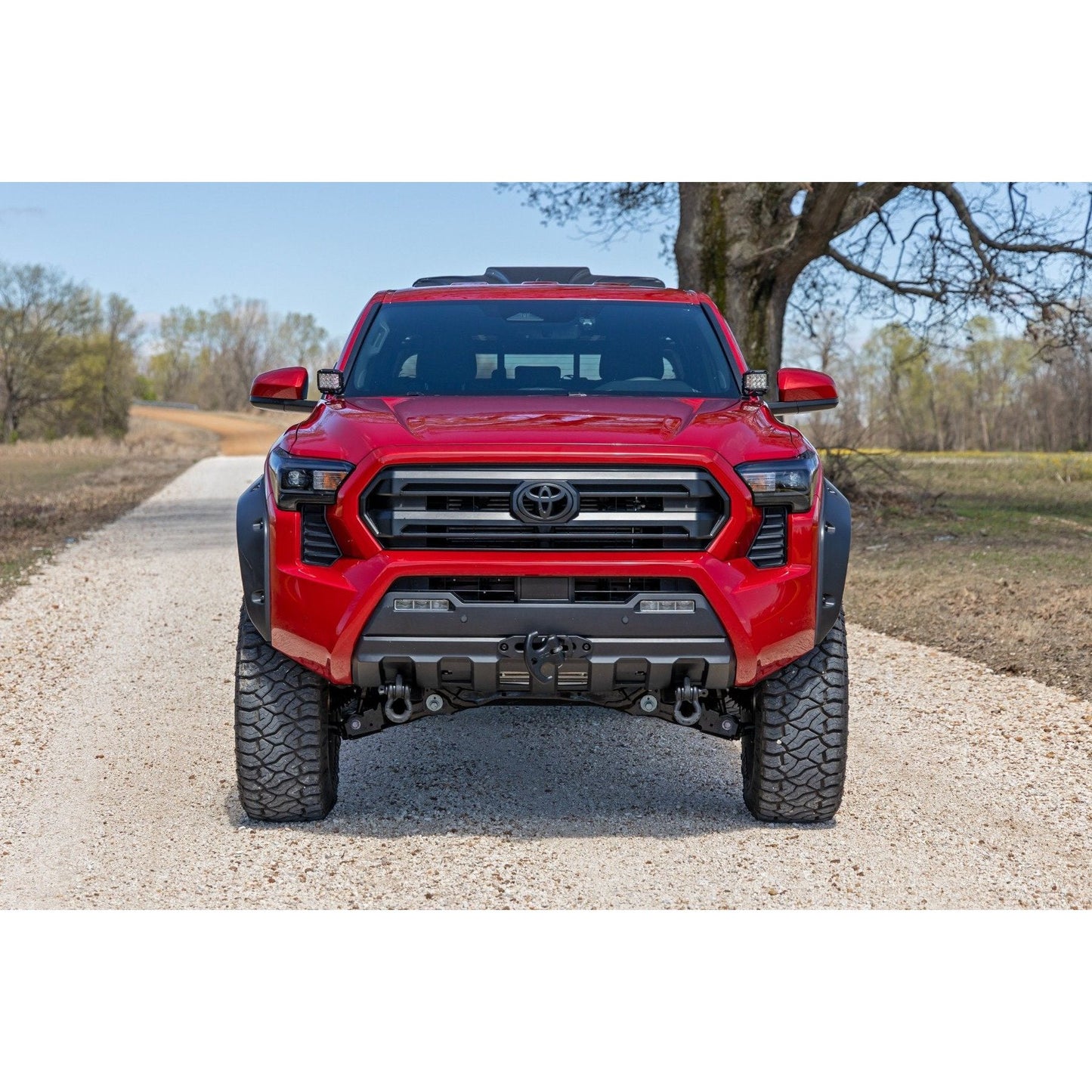 Rough Country Black Series w/ Amber DRL LED Ditch Light Kit I 72104