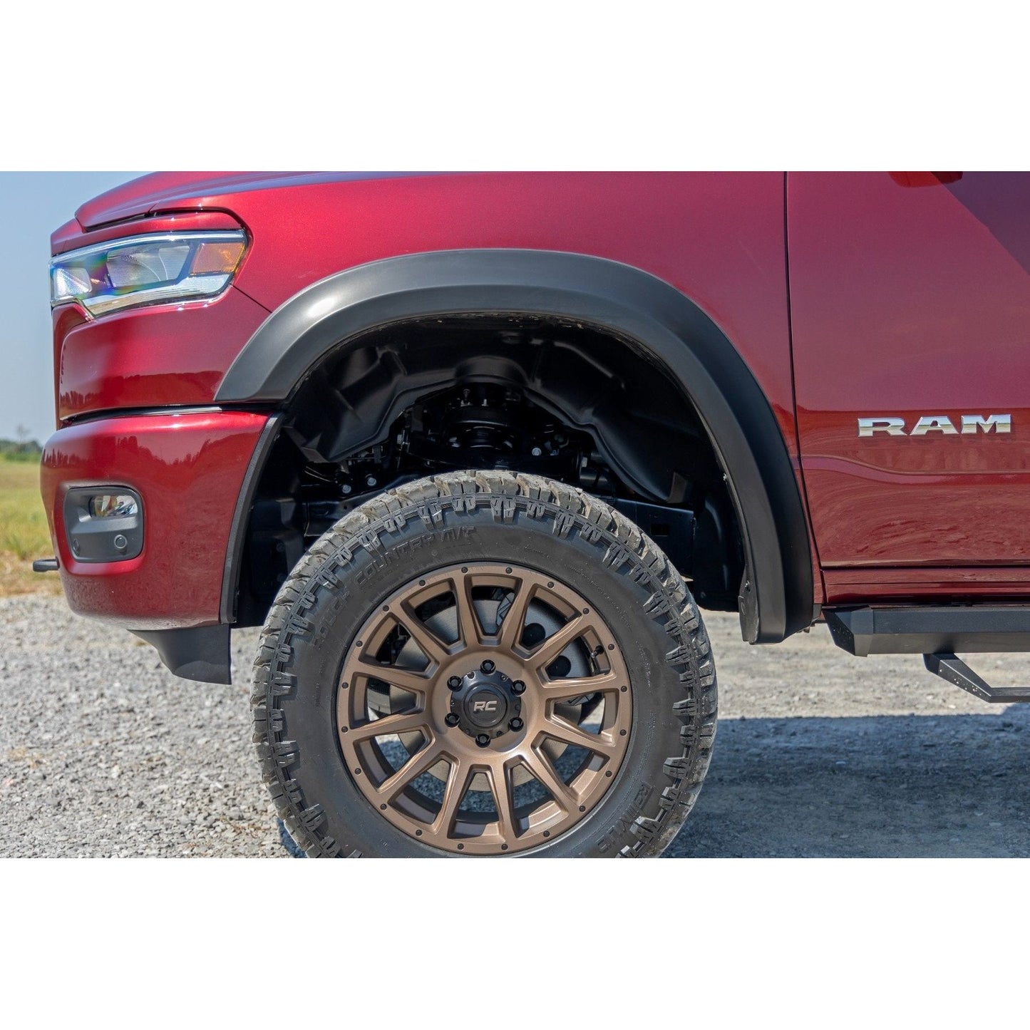 Rough Country Flat Black Fender Flares I S-D319205