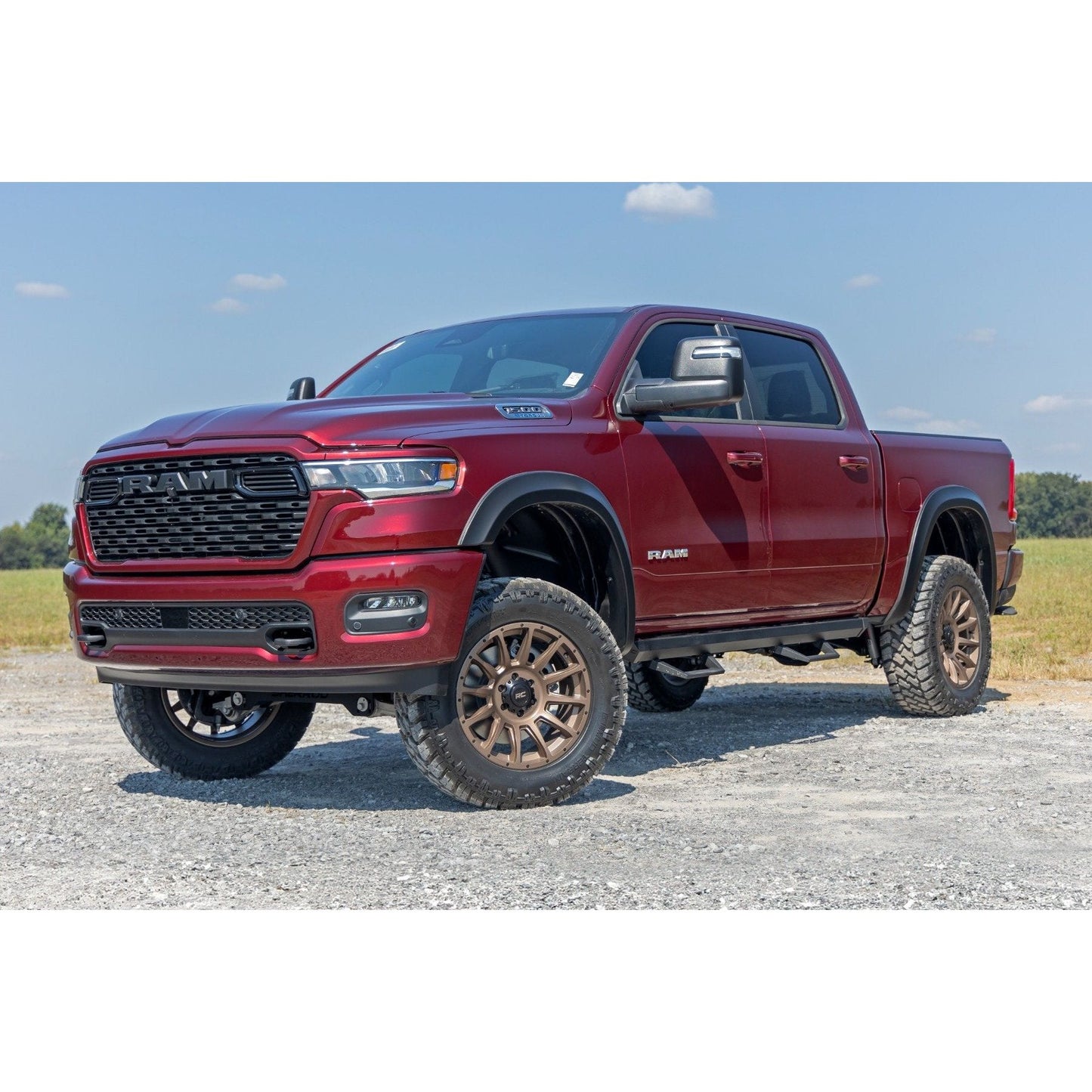 Rough Country Flat Black Fender Flares I S-D319205