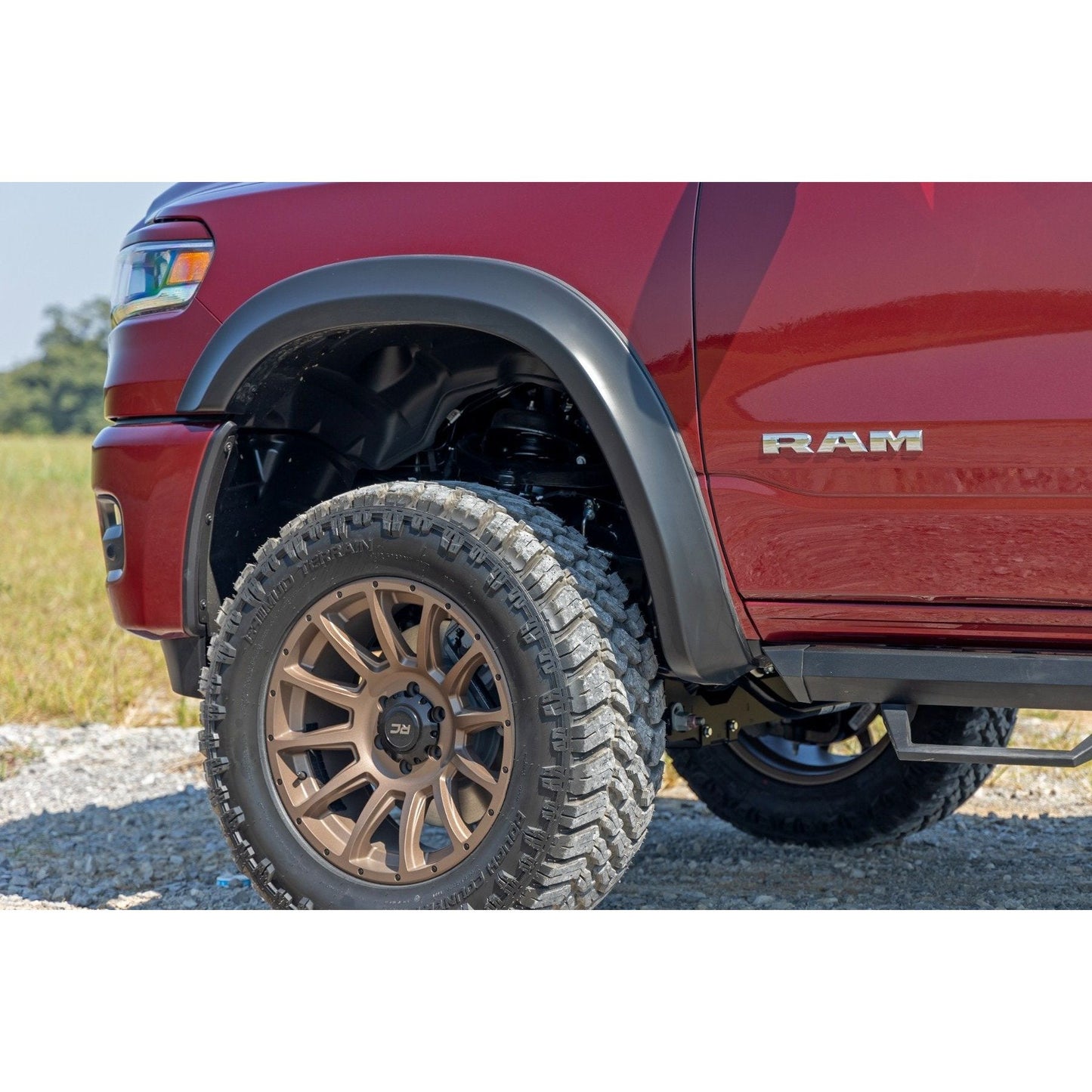 Rough Country Flat Black Fender Flares I S-D319205