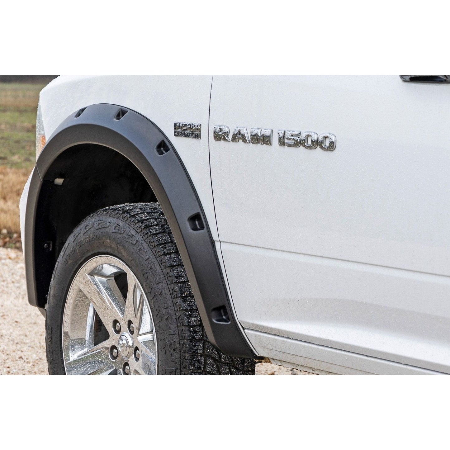 Rough Country Flat Black Pocket Fender Flares I F-D10911B