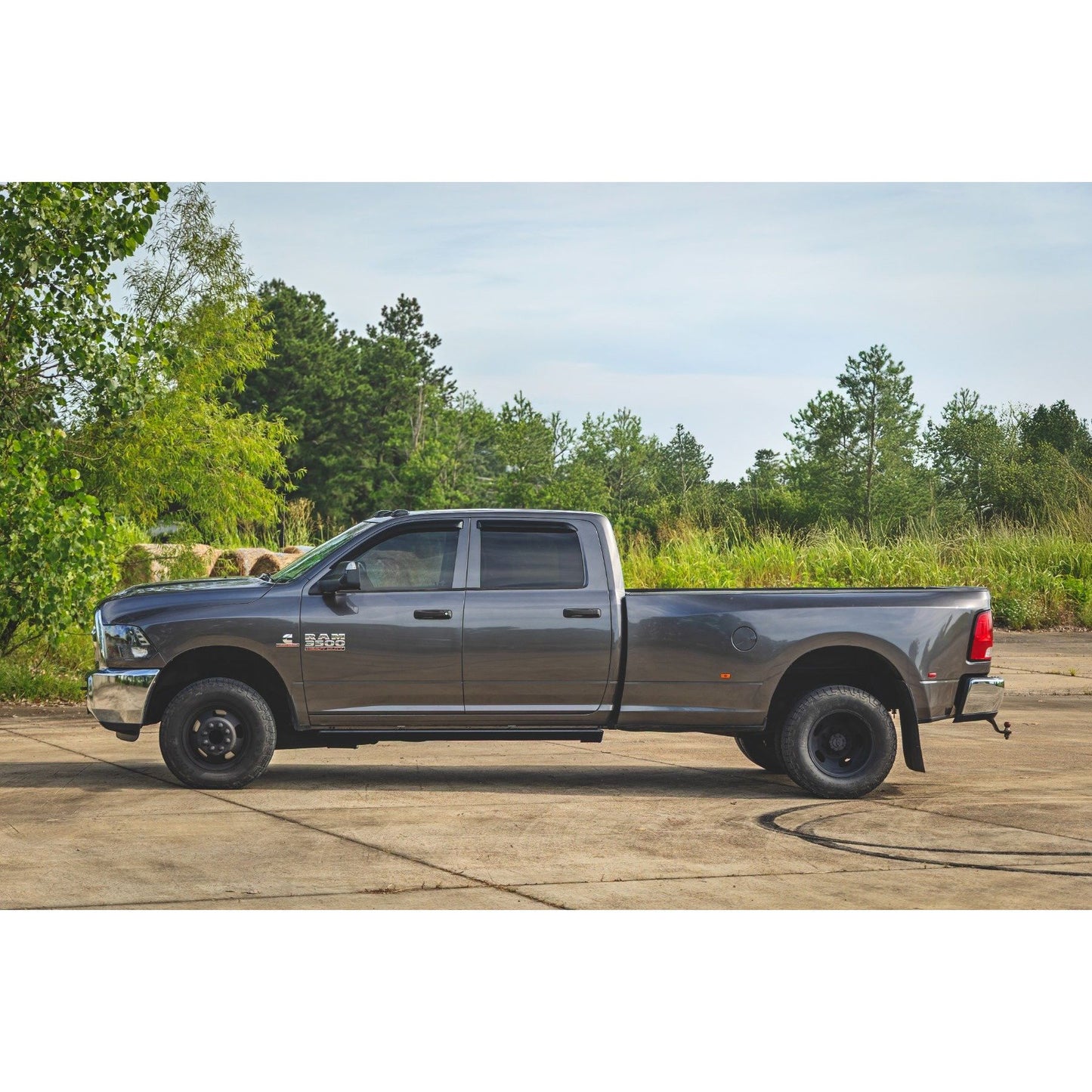 ROUGH COUNTRY Side Window Deflectors | Tape On Rain Guard | Ram 1500 (09-18) 2500 (10-24) | 942924
