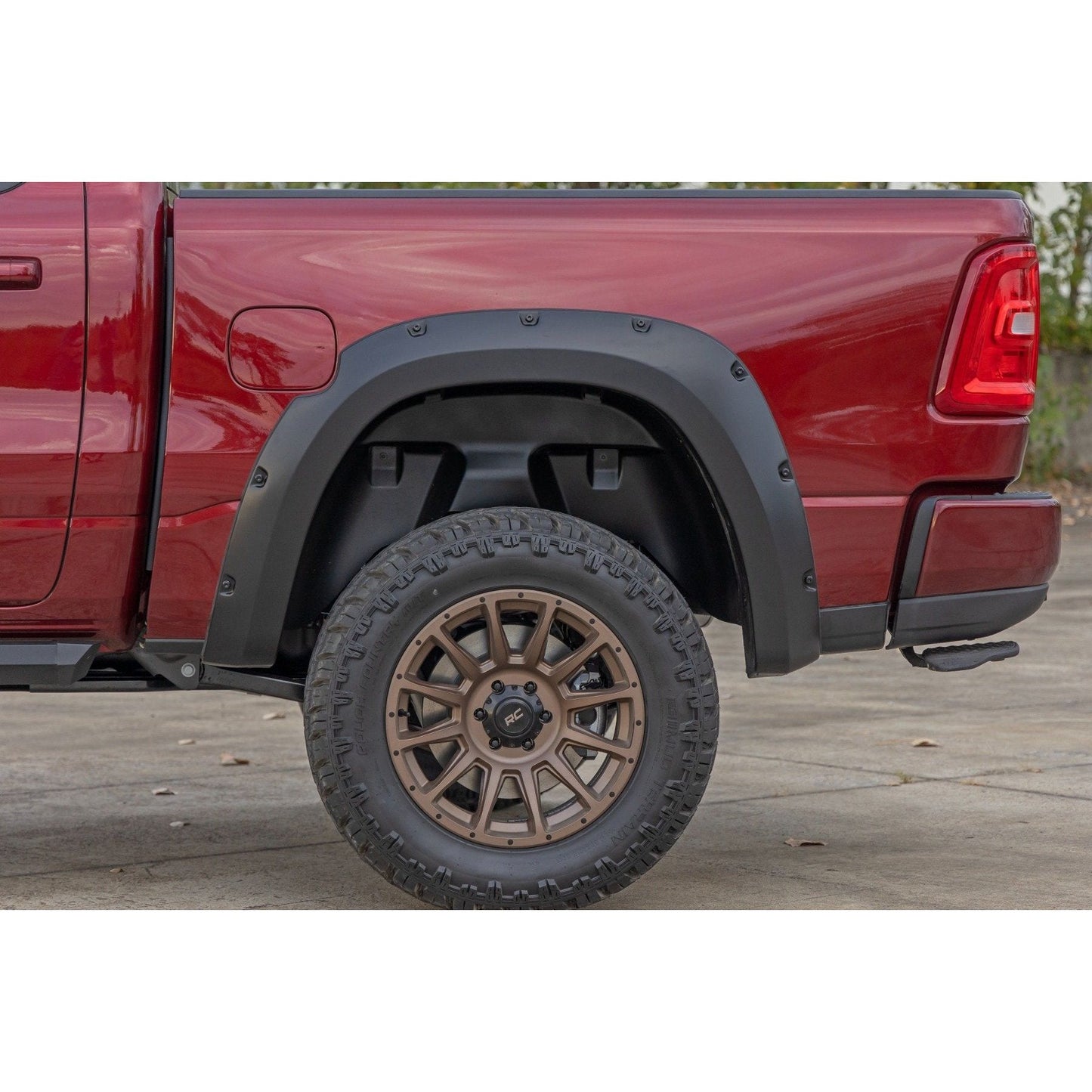 Rough Country Flat Black Pocket Fender Flares I F-D319205
