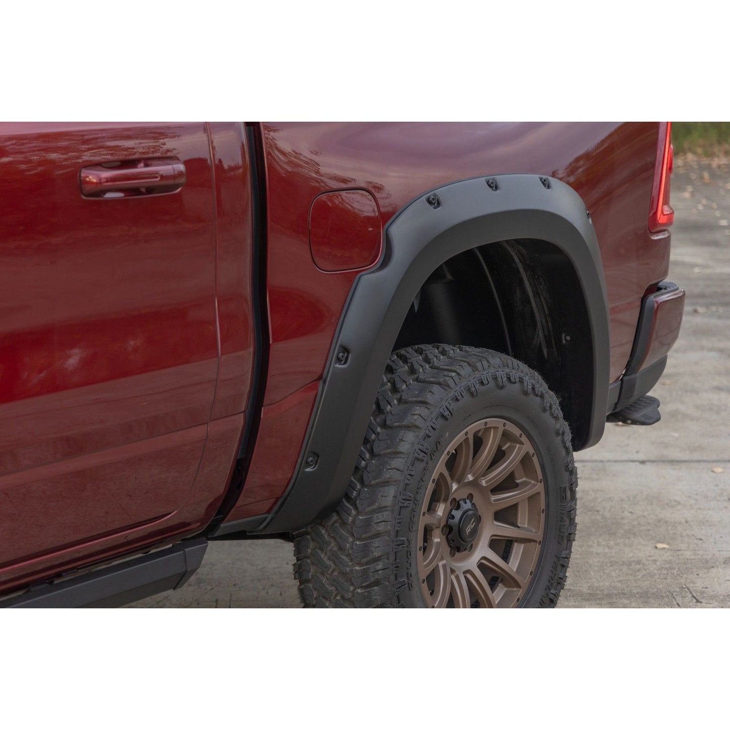 Rough Country Flat Black Pocket Fender Flares I F-D319205