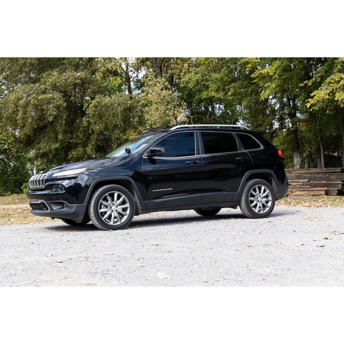 ROUGH COUNTRY LED Light Kit | Ditch Mount | 2" Black Pair | Flood | Jeep Cherokee KL (14-21) | 70079