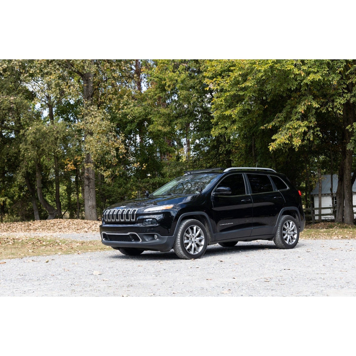 ROUGH COUNTRY LED Light Kit | Ditch Mount | 2" Black Pair | Flood | Jeep Cherokee KL (14-21) | 70079