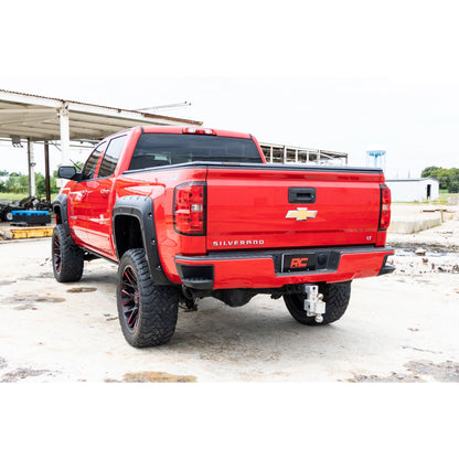 ROUGH COUNTRY Fender Flares | Defender l 5'9" Bed  | G7C Red Hot | Chevy Silverado 1500 (14-18 & Classic) | A-C11612-G7C