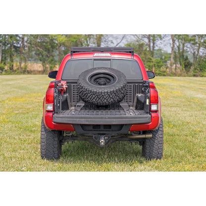 ROUGH COUNTRY Bed Mount Spare Tire Carrier | Universal (5x5.5 6x5.5 6x135 & 5x5.0 Bolt Patterns) | 73110