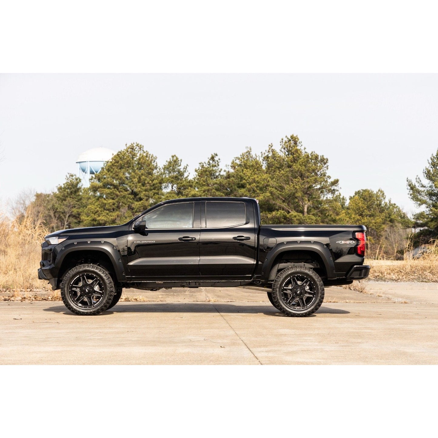 Rough Country Flat Black Pocket Fender Flares I F-C12311