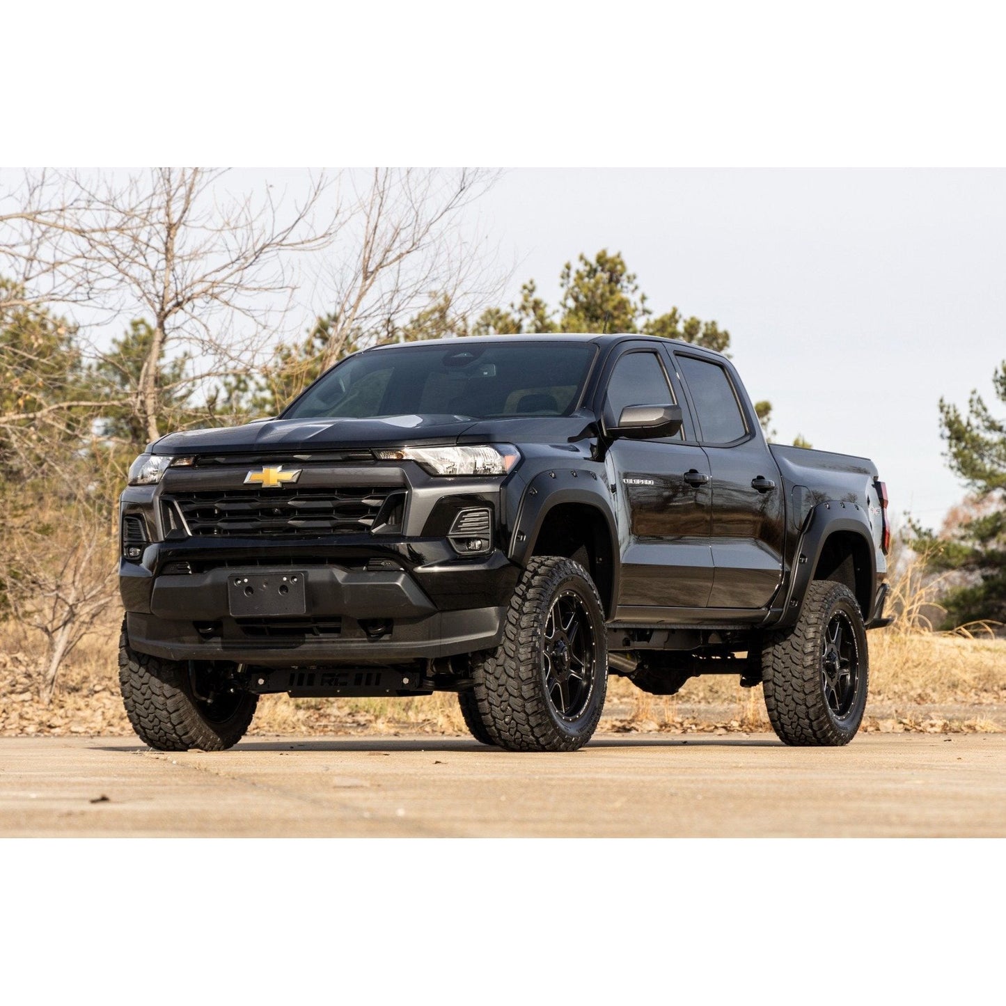 Rough Country Flat Black Pocket Fender Flares I F-C12311