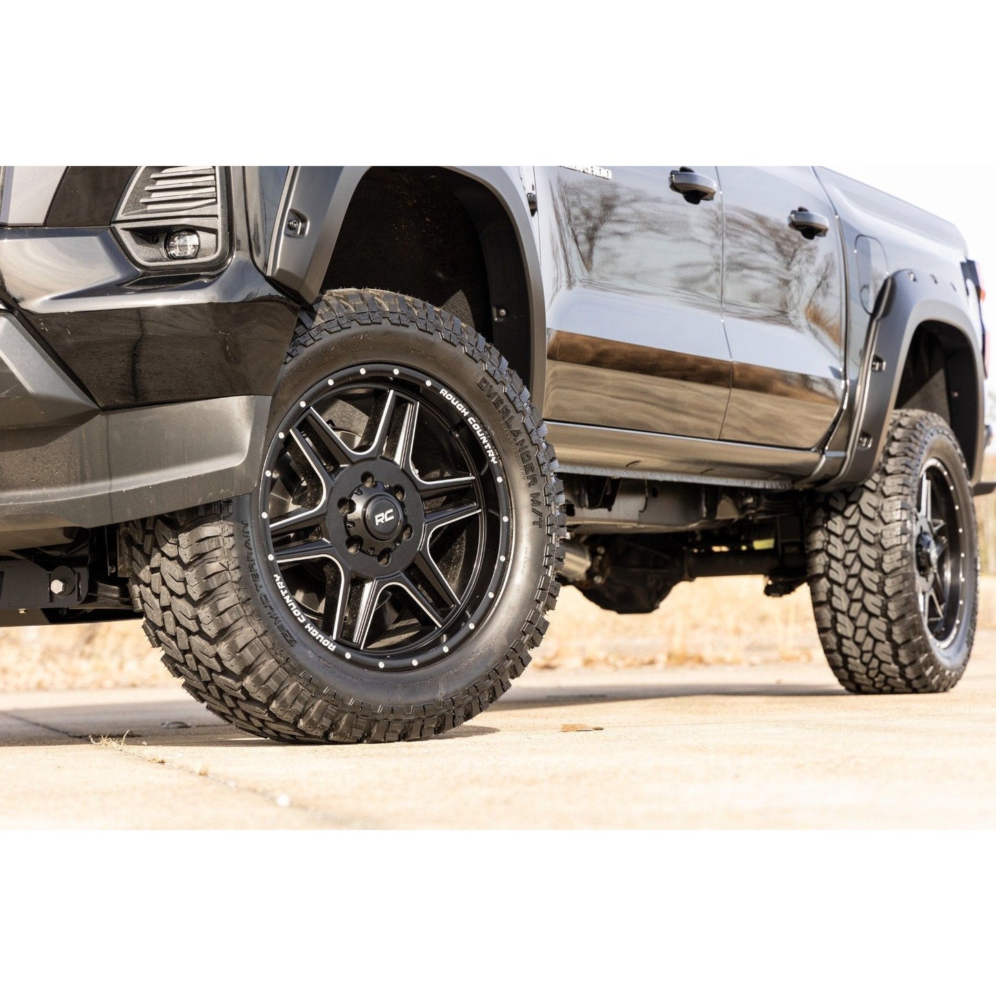 Rough Country Flat Black Pocket Fender Flares I F-C12311