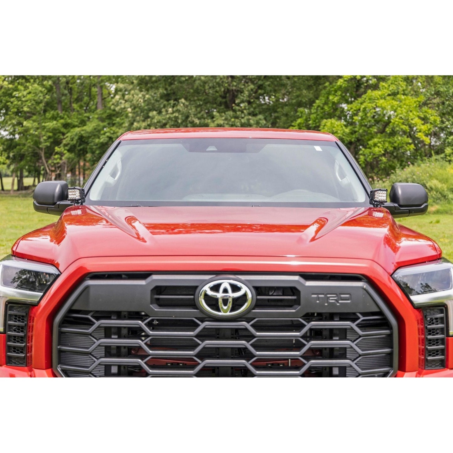 Rough Country Black Series w/ White DRL LED Ditch Light Kit I 71073