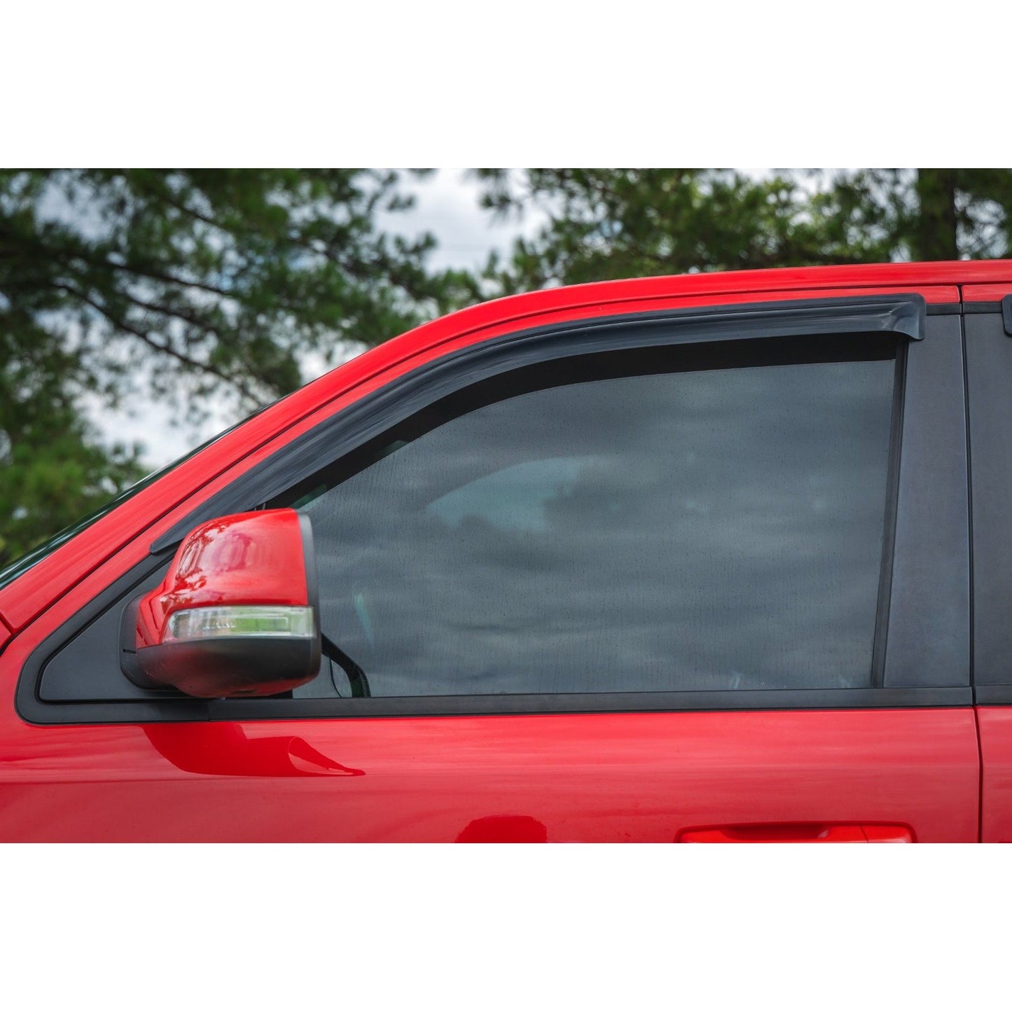 ROUGH COUNTRY Side Window Deflectors | Tape On Rain Guard | Ram 1500 (19-25)/1500 TRX (21-24) | 941924