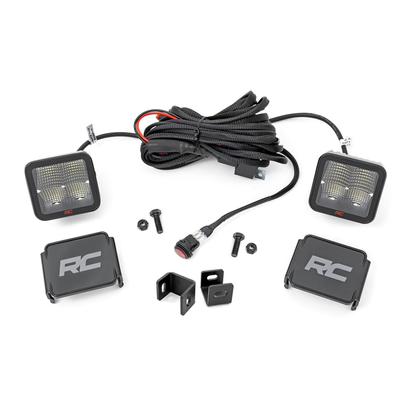 ROUGH COUNTRY LED Light Kit | Ditch Mount | 2" Spectrum Pair | Spot | Toyota Tundra (22-25) | 82071