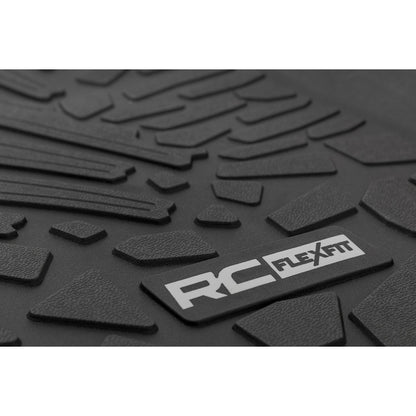 ROUGH COUNTRY Flex Fit Floor Mats | FR | 2 Door | Jeep Wrangler JL 4WD (2018-2025) | FF-6011_A