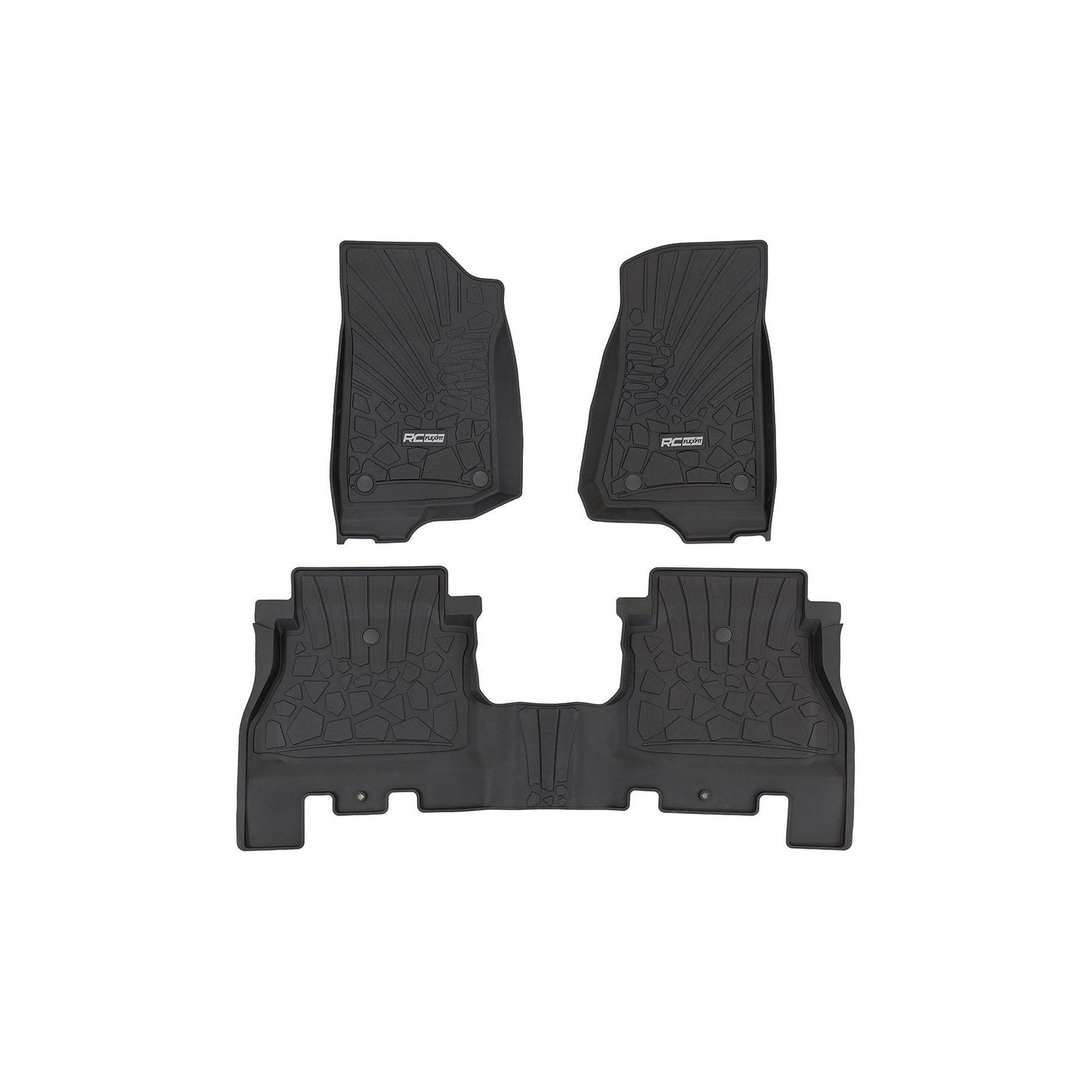 Rough Country Flex-Fit Floor Mats I FF-60112
