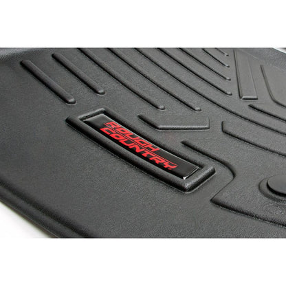 ROUGH COUNTRY Floor Mats | FR & RR | Crew Cab | Chevy/GMC 1500 (99-06 & Classic) | M-29913