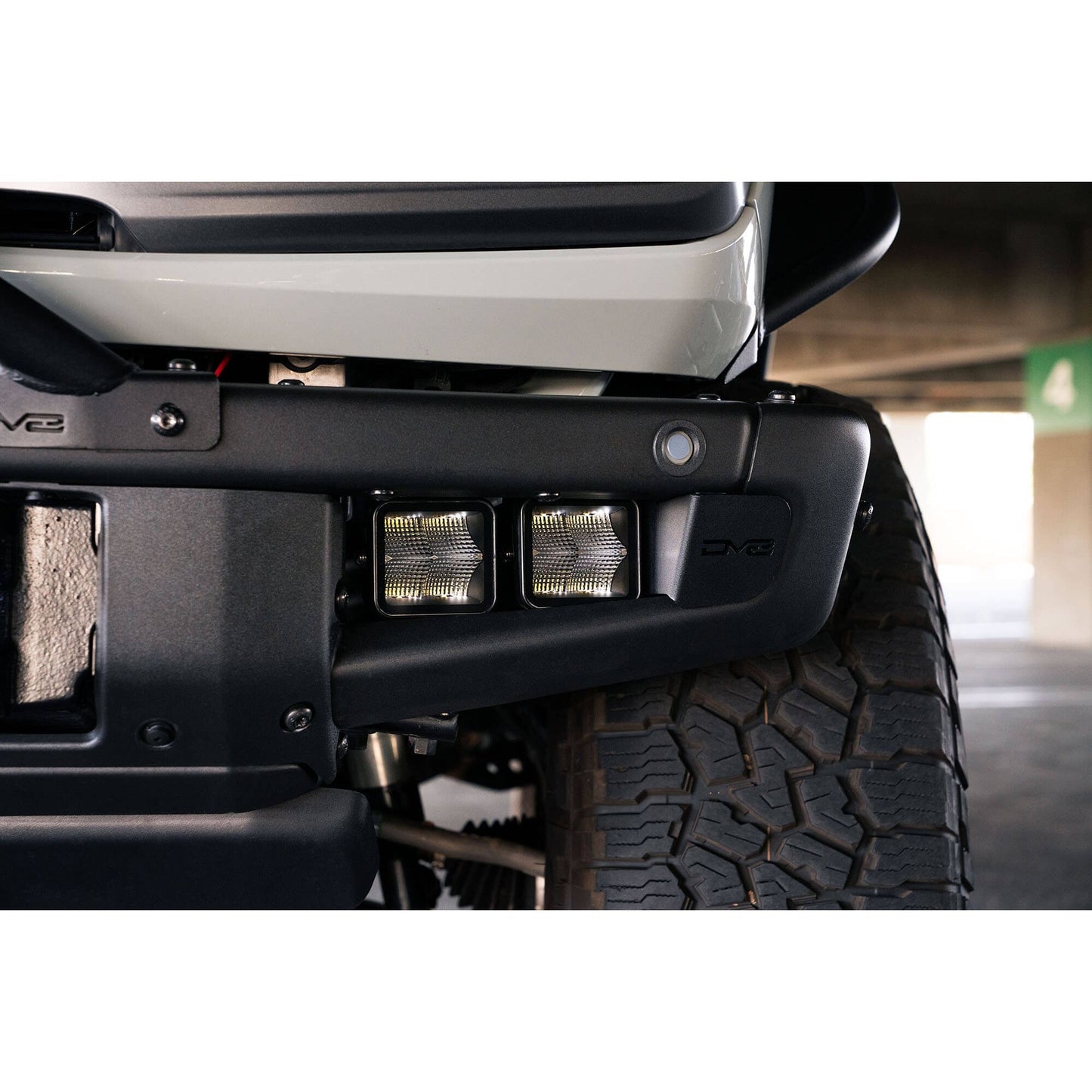 DV8 Off-Road 2021-2024 Ford Bronco | Factory Bumper Fog Pocket Light Mounts C3| LBBR-05