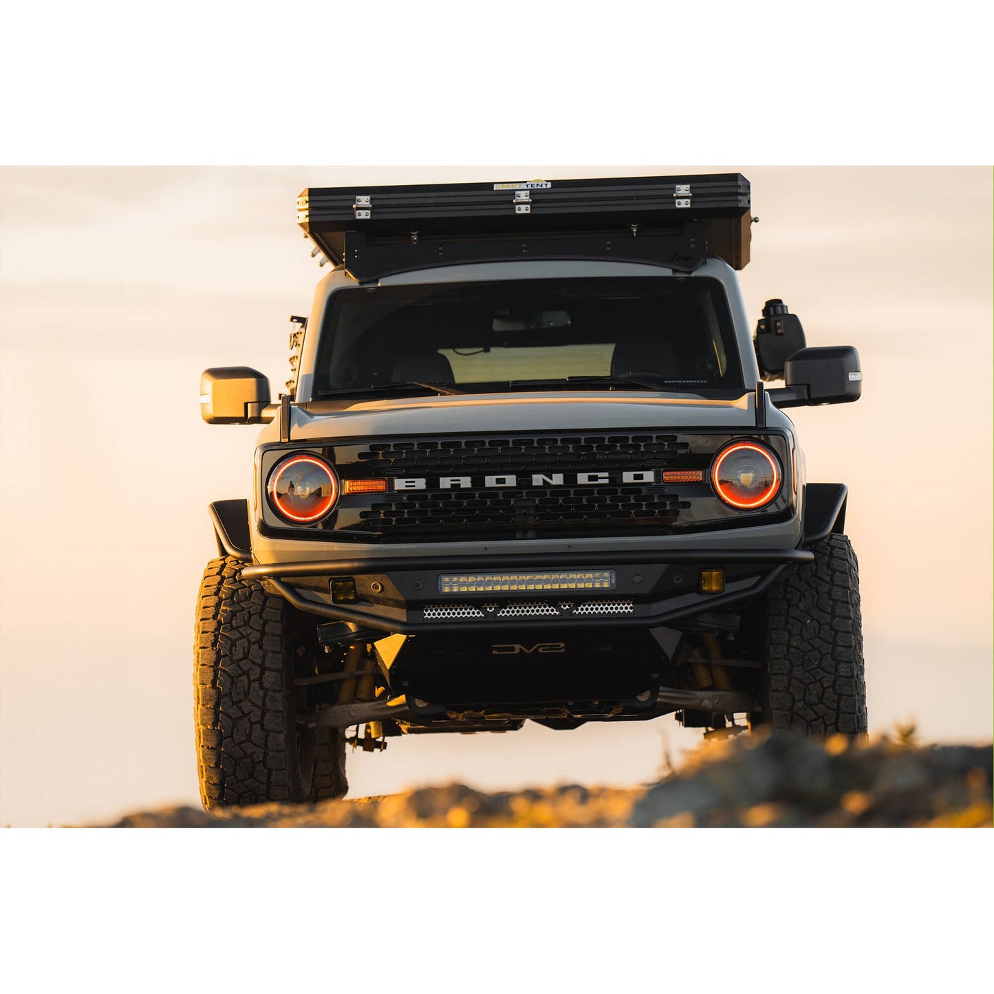 DV8 Off-Road 2021-2024 Ford Bronco | Competition Series Front Bumper C3| FBBR-04