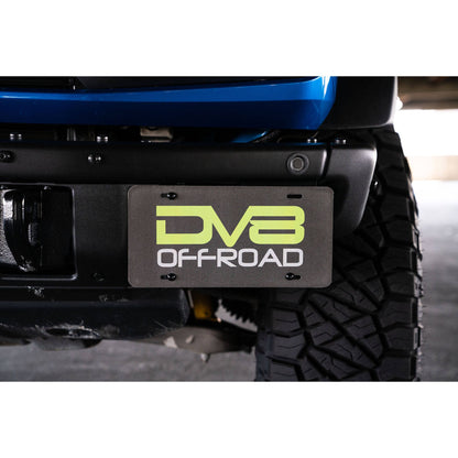 DV8 Off-Road 2021-2024 Ford Bronco | Factory Front Bumper License Relocation Bracket | Side C3| LPBR-02